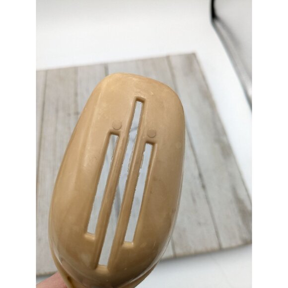 Vintage Foley #1 Almond Nylon Plastic Slotted Spoon 11" - Picture 8 of 8